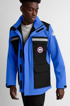 Chamarras Canada Goose Hombre Outlet - PBI Photojournalist Rompevientos Azules KC1204578